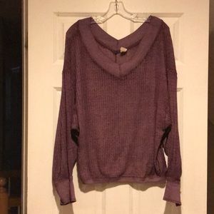 Free people Sheer Long Sleeve Large